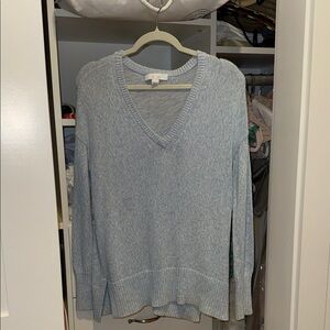 Lilly Pulitzer Soft Blue V-Neck Sweater